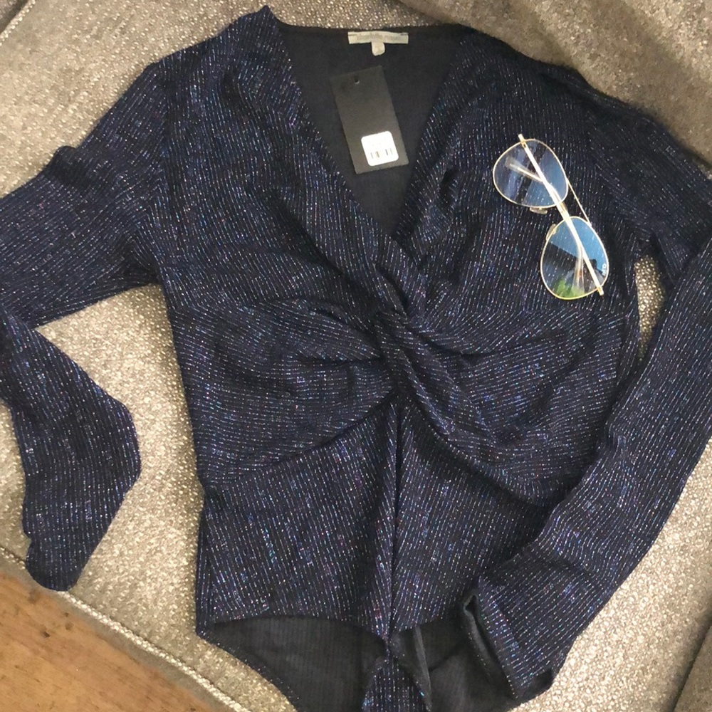 Multi color shimmering bodysuit